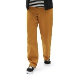 Vans Authentic Loose Chino Pants Buckthorn Brown Size 32x31 BD3699